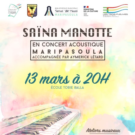 Saïna Manotte en concert  acoustique
