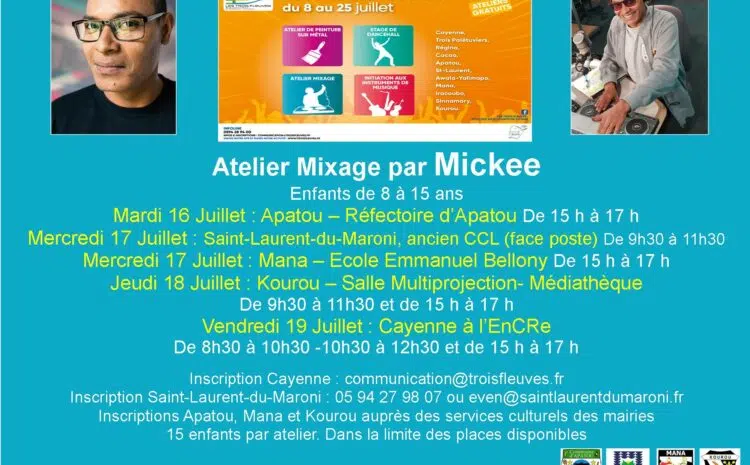 Atelier Mixage par Mickee (2019)