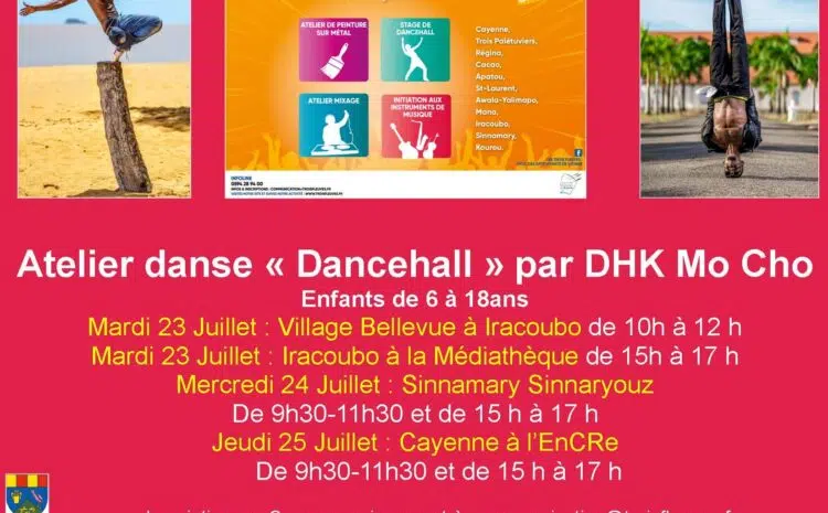 Atelier danse “Dancehall” par DHK Mo Cho (2019)